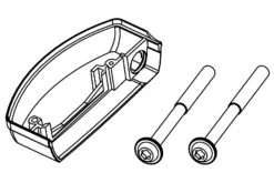 Bosch EBike Gepäckträgerakku Schließzylinder Deckel - Classic