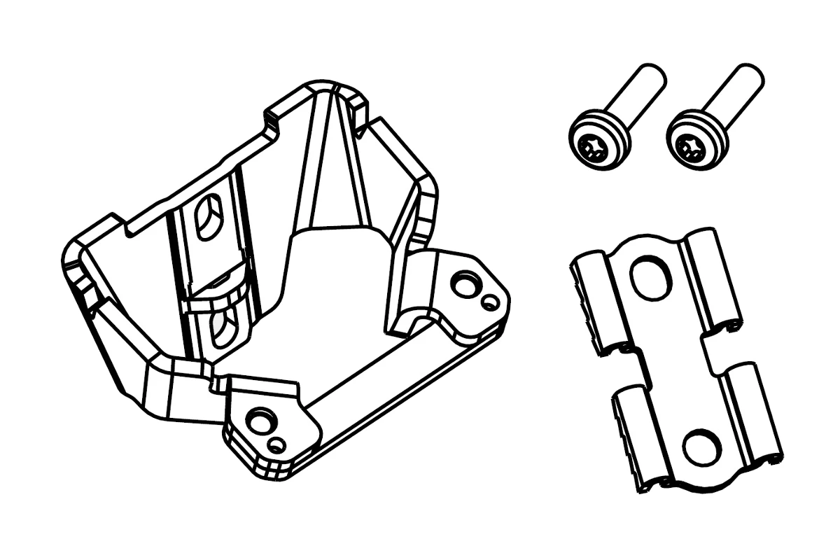 Bosch EBike Rahmenakku Befestigungs-Kit, Halterahmen - Classic 1 Bosch EBike Rahmenakku Befestigungs-Kit, Halterahmen - Classic