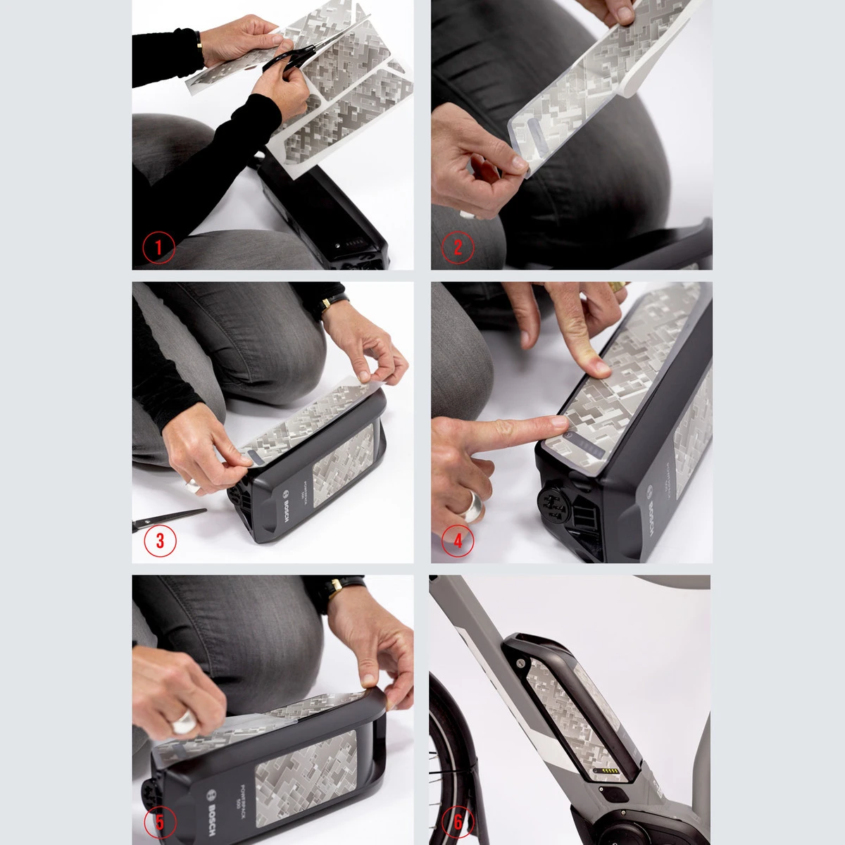 FAHRER Reflective Battery Kit - Reflektierendes Aufkleber-Set Für Bosch PowerPack 5 FAHRER Reflective Battery Kit - Reflektierendes Aufkleber-Set Für Bosch PowerPack – Bild 5