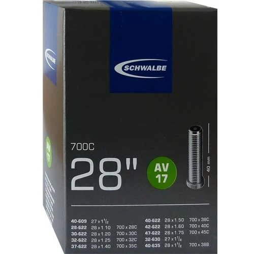 Schwalbe Schlauch AV17 28" 700C 1 Schwalbe Schlauch AV17 28" 700C