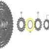 SHIMANO Distanzring Y-1X400300 Für XTR CS-M9100 Kassette