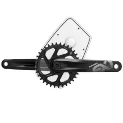 Flyer SRAM E-Bike Kurbelset EX1 ISIS - Schwarz -E-Bike Parts Günstiges Geschäft sram e bike kurbelset ex1 isis schwarz beispiel 2