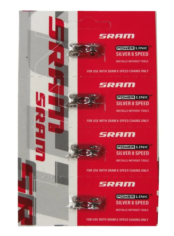SRAM Kettenverschlussglied Power Link 6/7/8-fach Silber 2 SRAM Kettenverschlussglied Power Link 6/7/8-fach Silber – Bild 2
